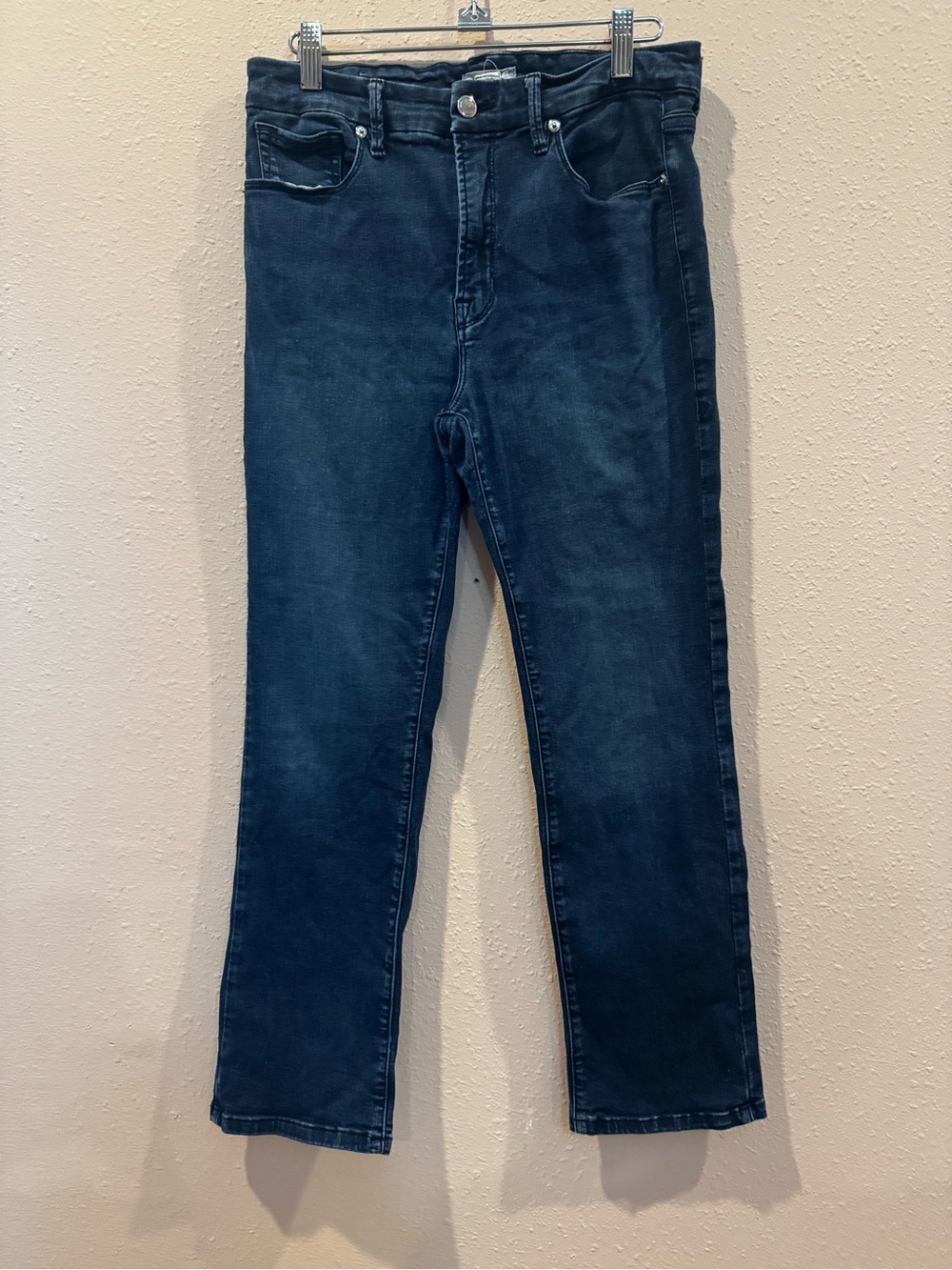 Good American Dark Blue Stretch Jeans